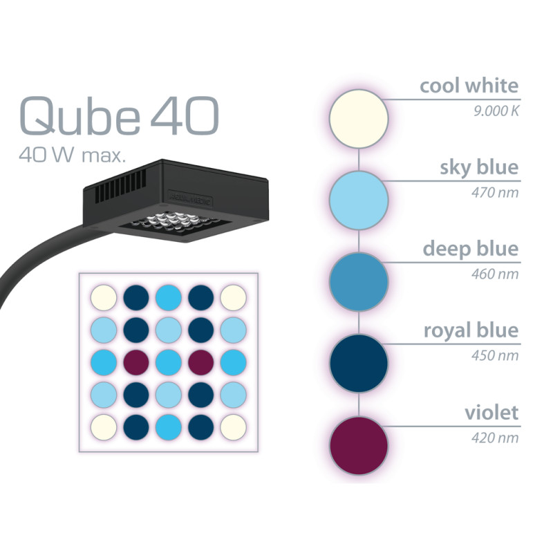 Aqua Medic Qube 30 Marine LED