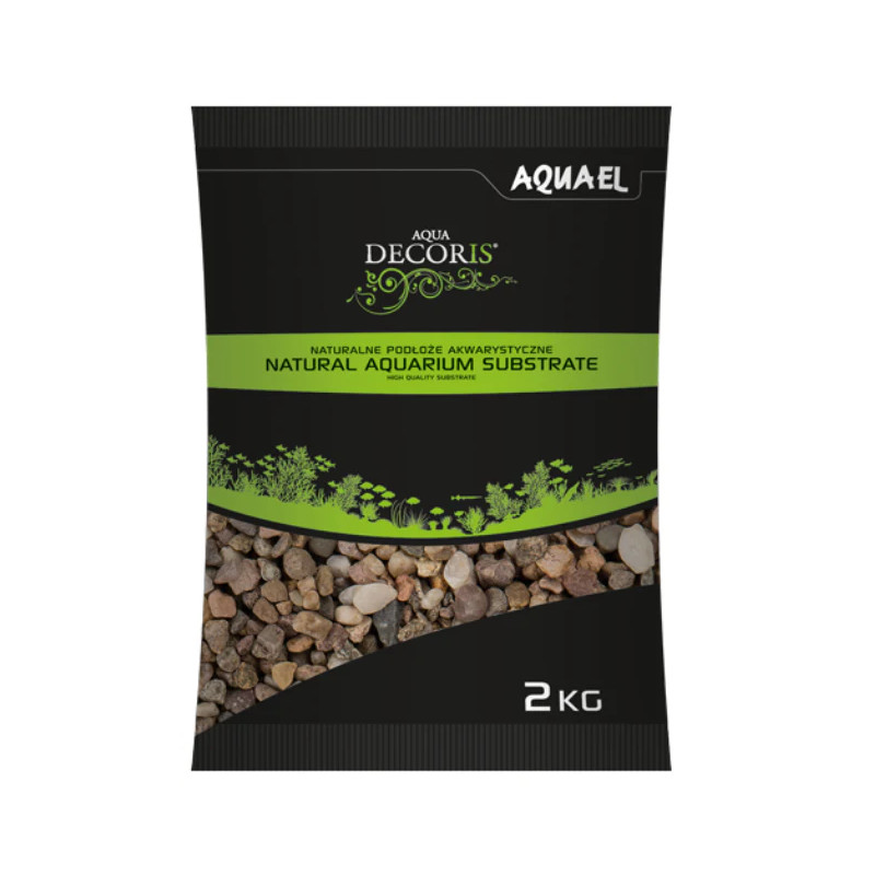 AquaEL Natural Multi-colour Gravel 5-10 10kg