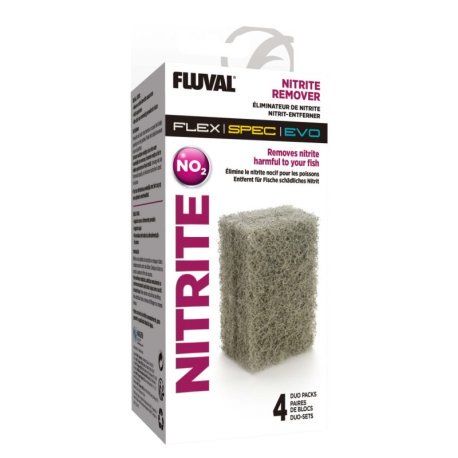 Fluval Nitrite Remover for Flex/Spec/Evo Aquarium Kit, 4-Pack