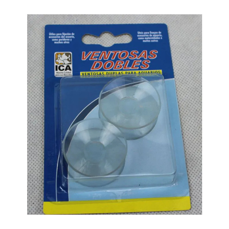 ICA Double Suction Cups for Aquariums (2 pcs)