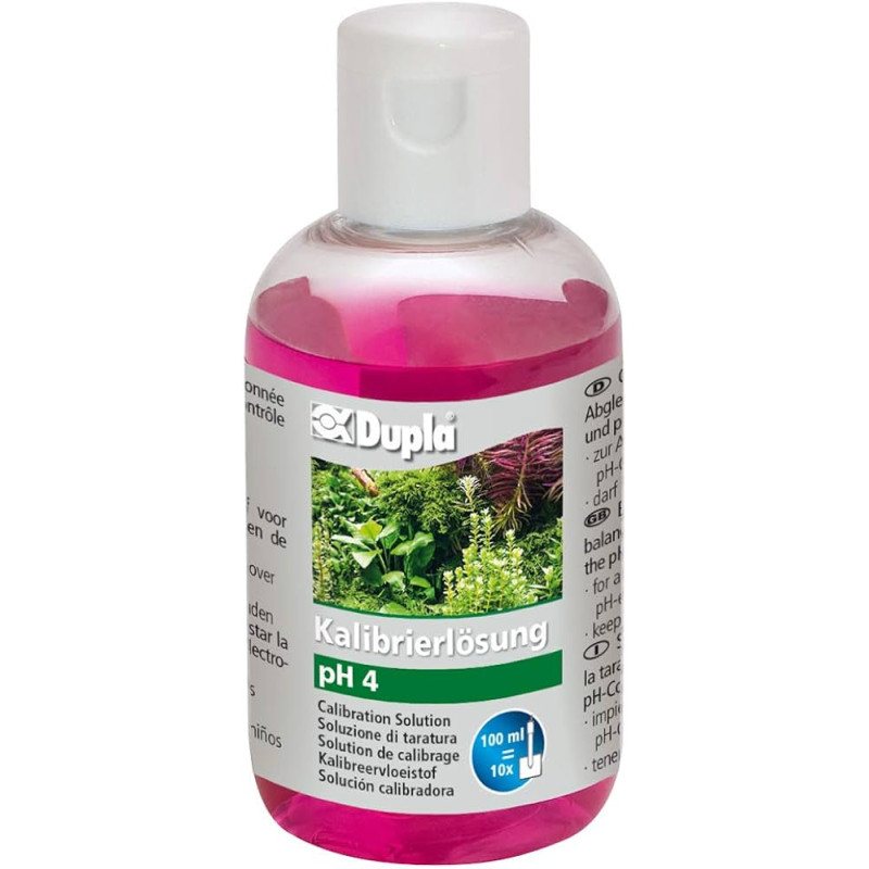 Solución de calibración de pH 4 dual - 100 ml