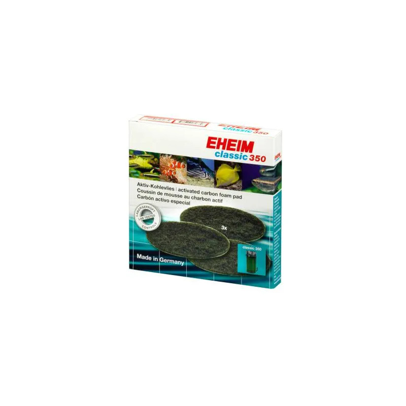 EHEIM Esponja de Carbón para Classic 350 (3 uds.)