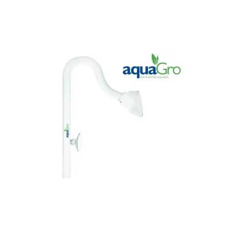 TMC AquaGro Glass Curved Outlet Pipe 19mm