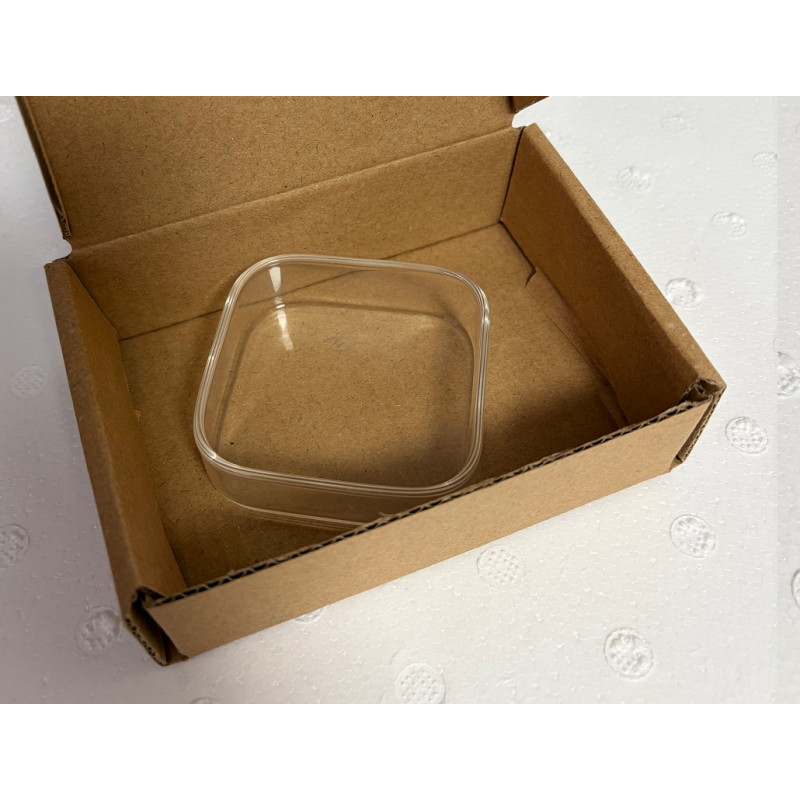 Plato cuadrado para camarones (6 x 6 cm)