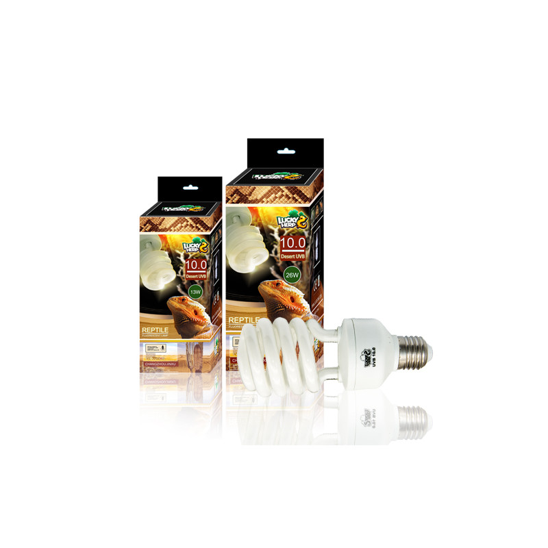 10.0 UVB Fluorescent Bulb E27 - LUCKY HERP