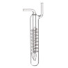 Spiral Glass Bubble Counter - BLAU