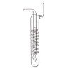Spiral Glass Bubble Counter - BLAU