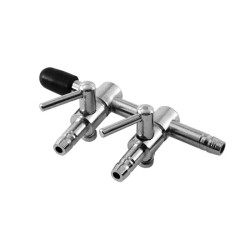 Saída dupla em aço inoxidável par bomba Air Light - Sicce Saída dupla em aço inoxidável par bomba Air Light - Sicce