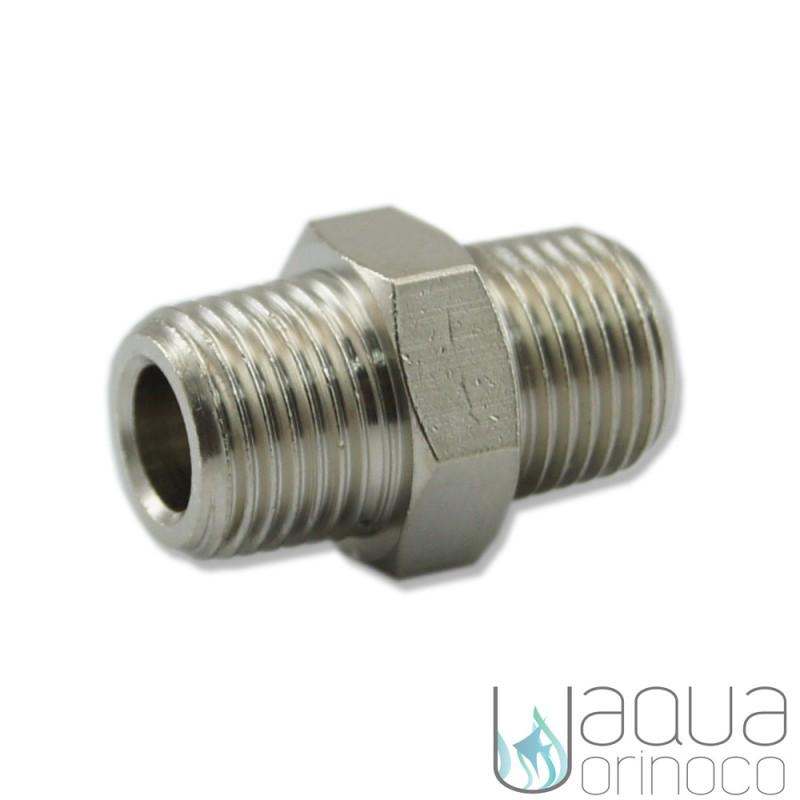 Conector Racord G 1/8 macho-macho