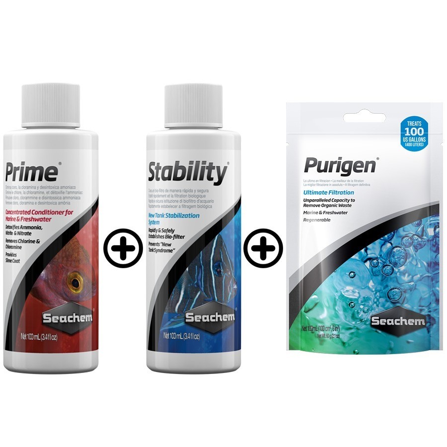 Prime + Estabilidad + Purigen - Seachem - AquaOrinoco