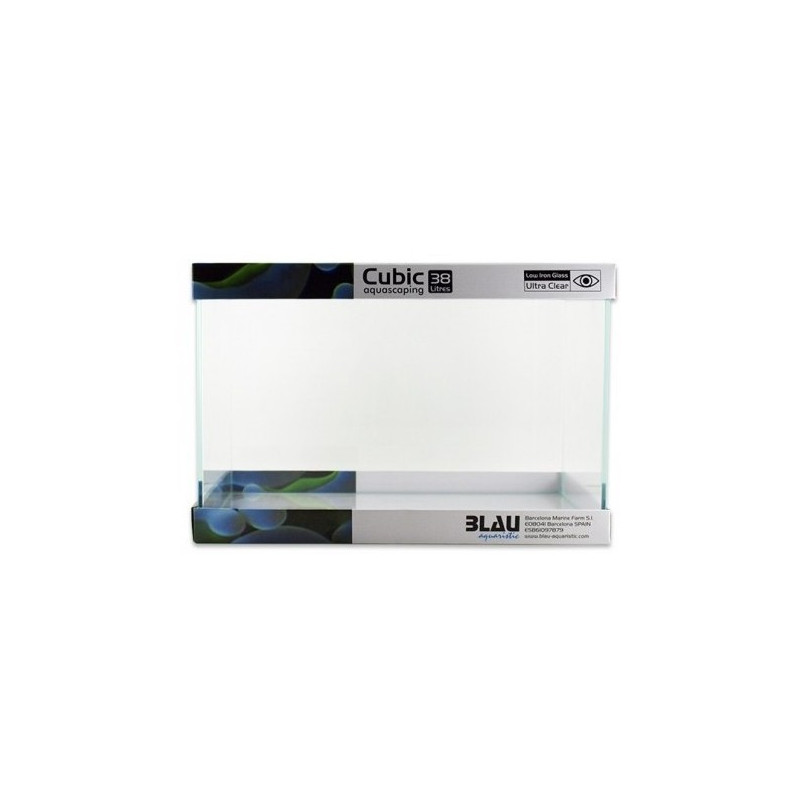 AQUARIO CUBIC AQUASCAPING 38 (45X28X30) BLAU 