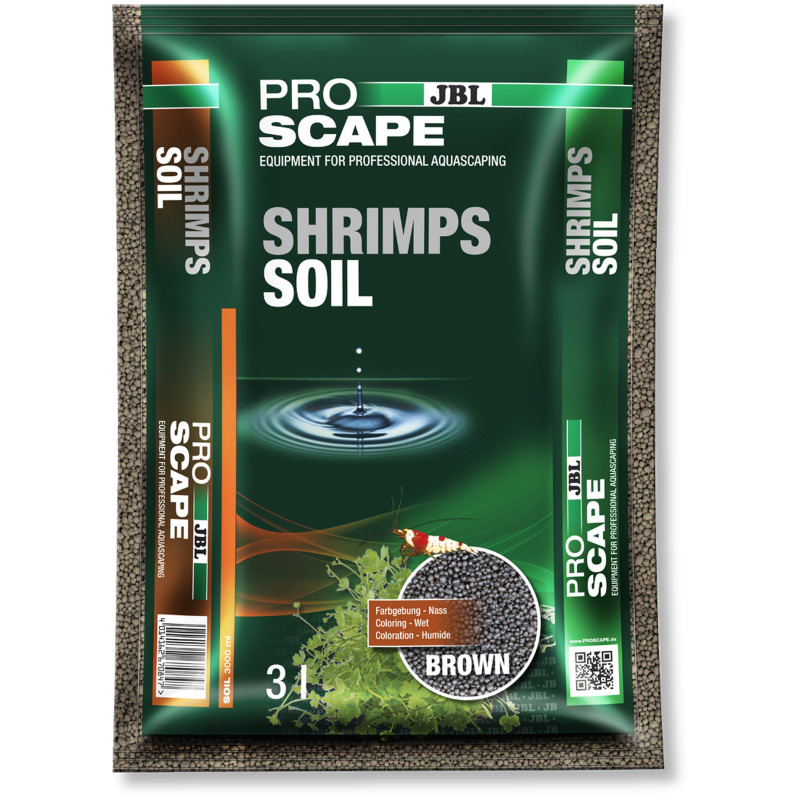 JBL ProScape PlantSoil Shrimps 3L Castanho