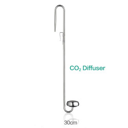 Difusor CO2 Aço Inox. H30cm Φ31mm BLAU Difusor CO2 Aço Inox. H30cm Φ31mm BLAU