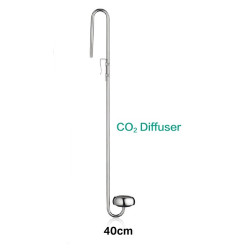 Difusor CO2 Aço Inox. H35cm Φ31mm BLAU Difusor CO2 Aço Inox. H35cm Φ31mm BLAU