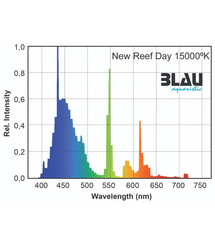 New Reef Day 15 000ºK - Blau