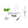 Glass Set S - Blau