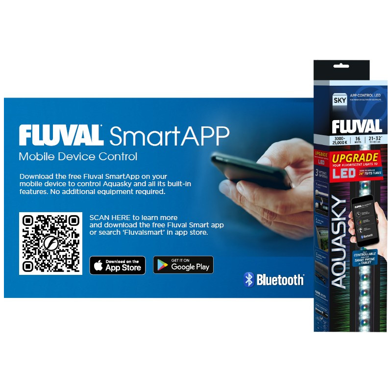 Fluval Aquasky Bluetooth LED 2.0, 30 W, 99-130cm