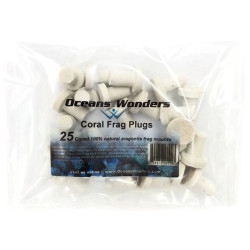 25 Frag Mounts de aragonite 100% natural 25 Frag Mounts de aragonite 100% natural