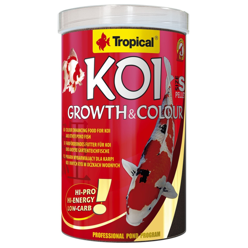 Tropical Koi Growth & Colour Pellet - S