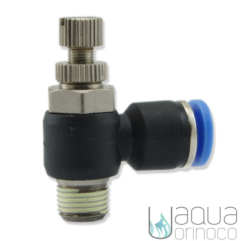 Válvula de Precisão CO2 Rápido 4/6mm Macho G 1/8