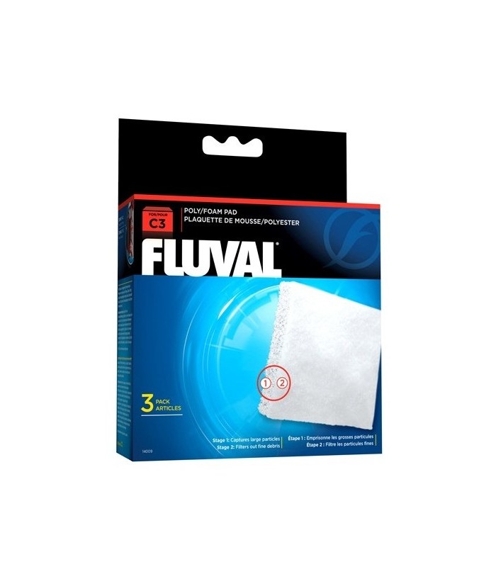 Fluval C3 Foamex/Poliester Recarga