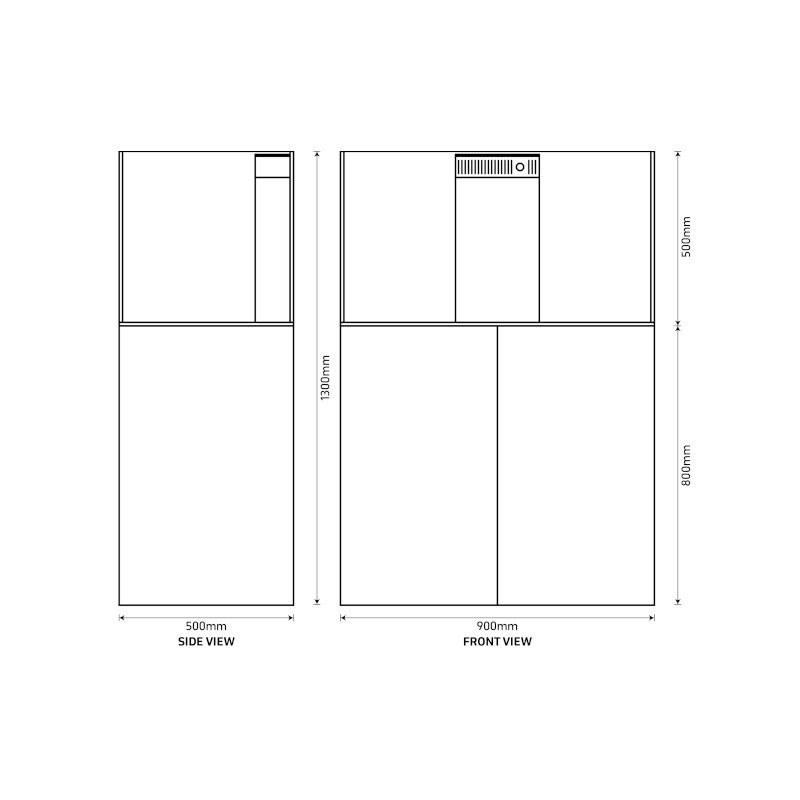 Reef Habitat 90cm c/ Móvel (Sarter-Kit + Portes Grátis) - TMC